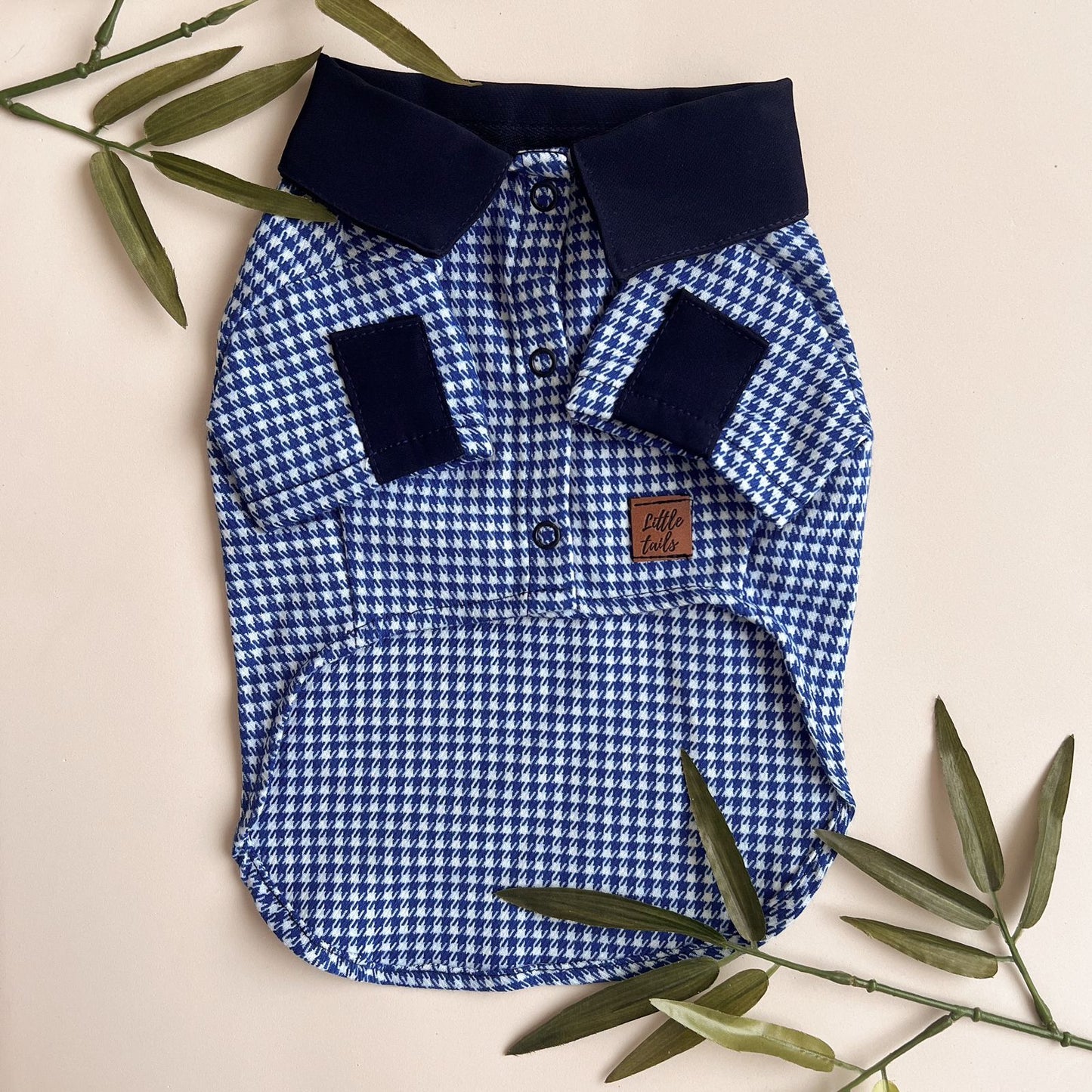 CAMISA TWEED AZULINO