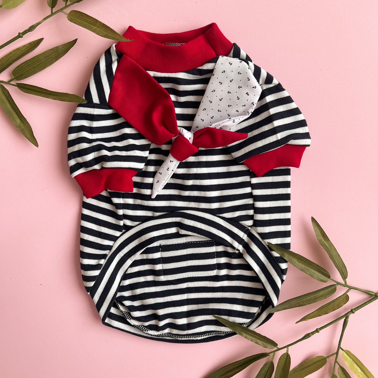 POLO NAVY A RAYAS AZUL