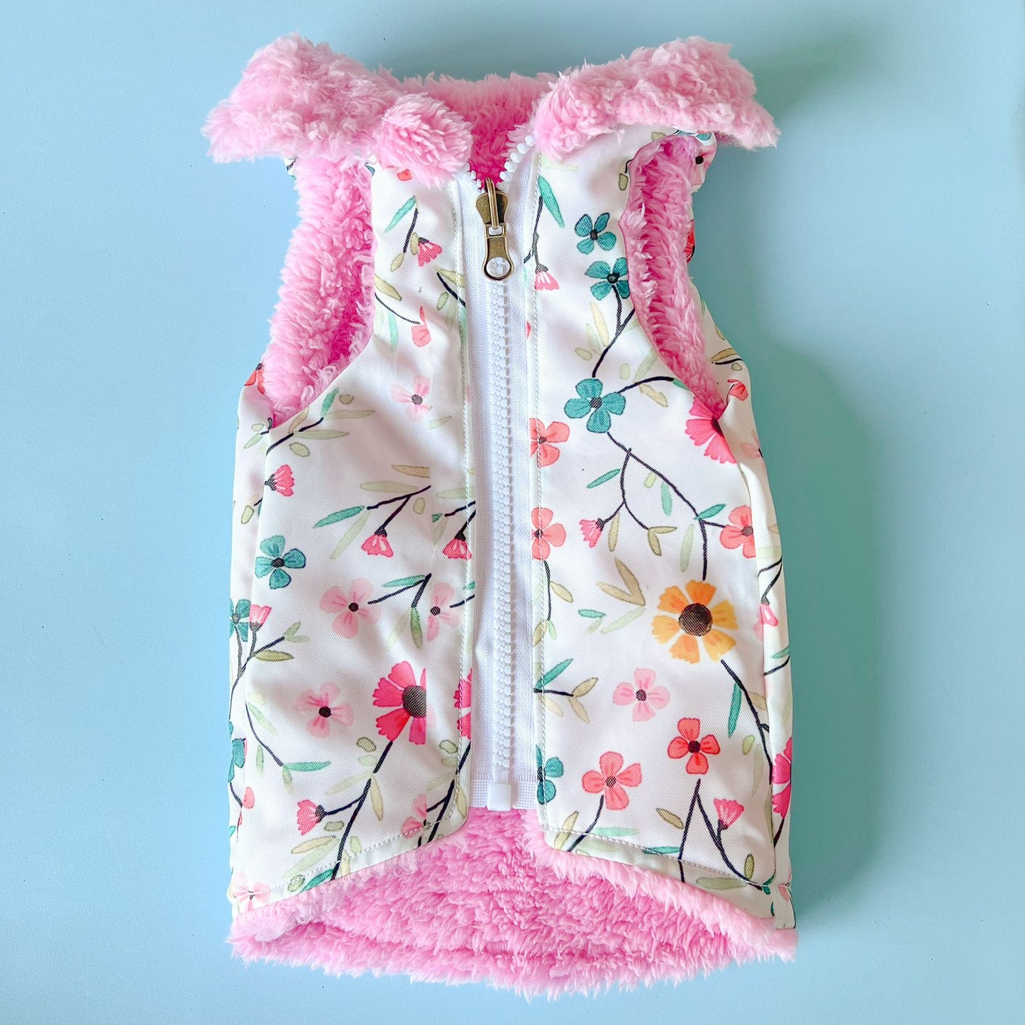 PARKA REVERSIBLE FLORES