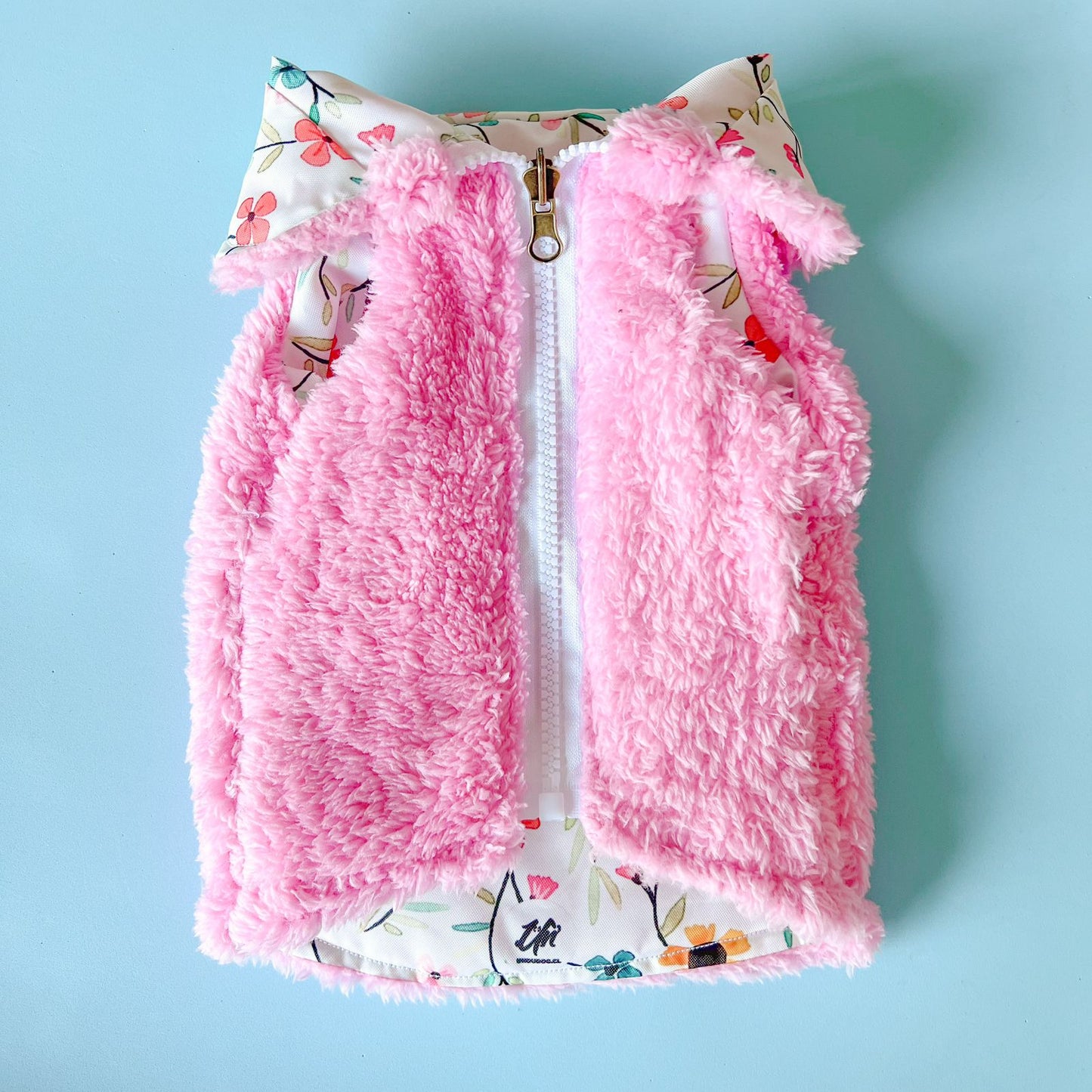 PARKA REVERSIBLE FLORES