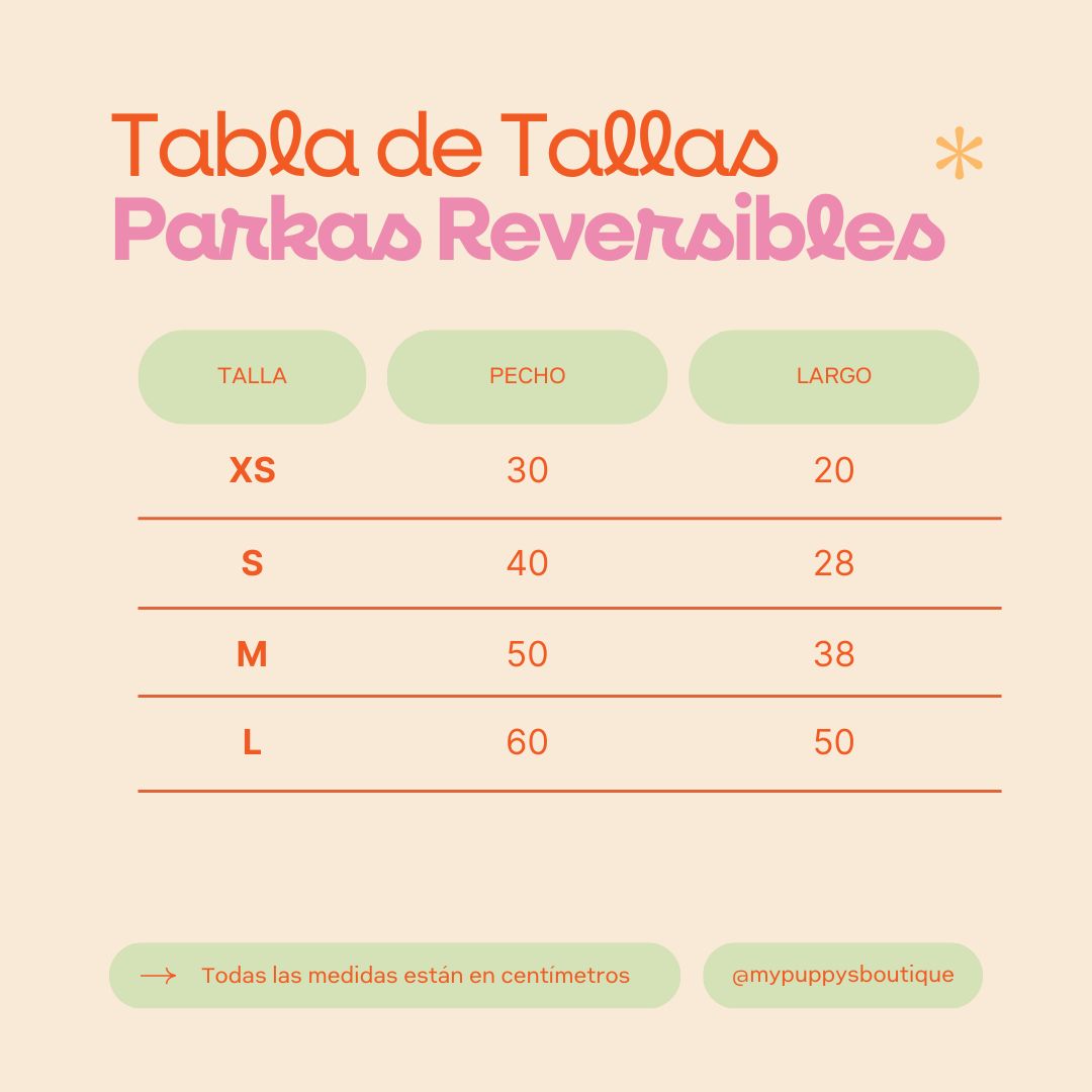 PARKA REVERSIBLE FLORES