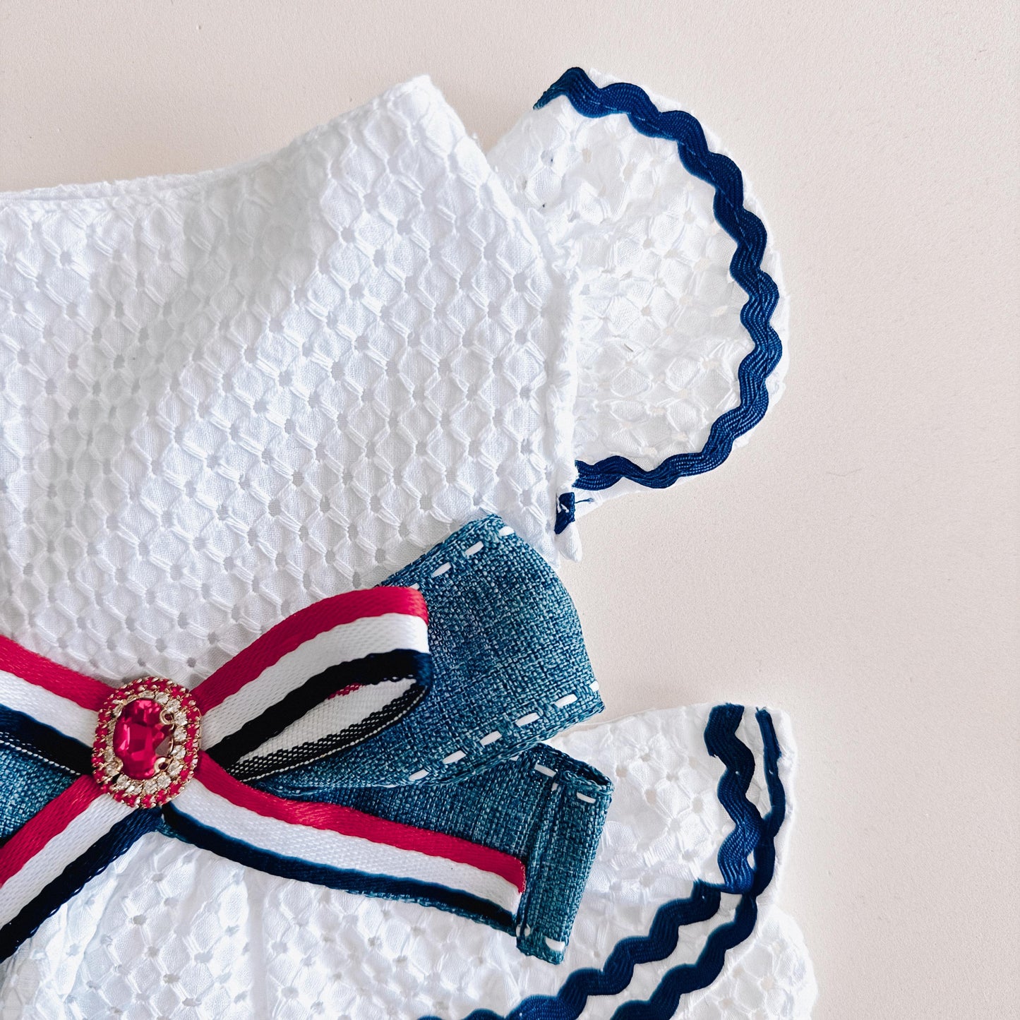 VESTIDO DE VERANO BRODERIE BLANCO