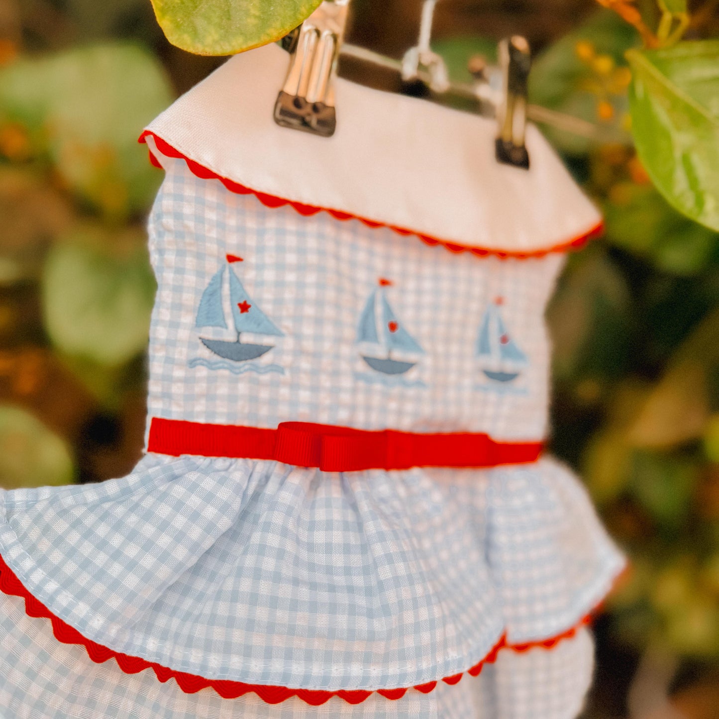 VESTIDO CELESTE NAVY