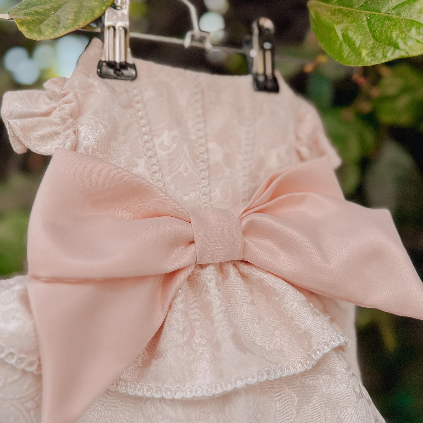 VESTIDO MELON BROCADO