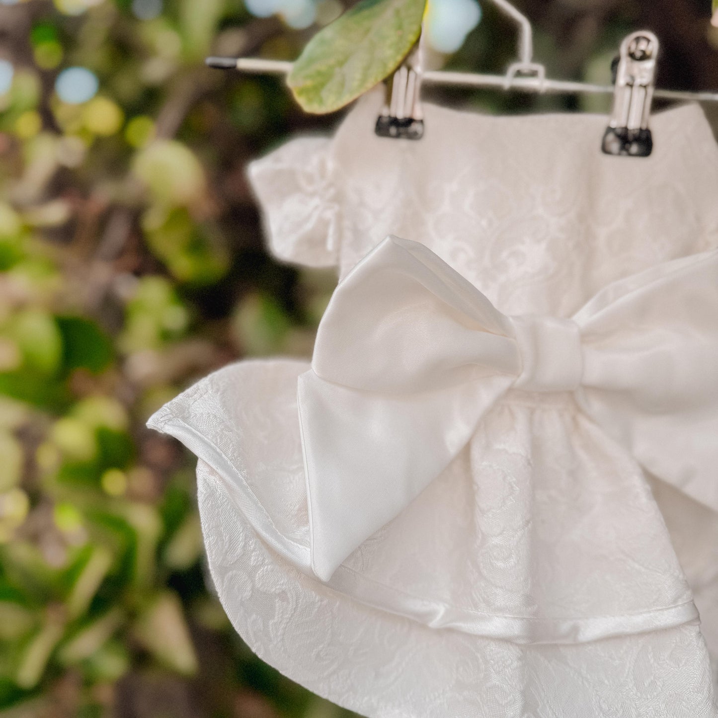 VESTIDO PERLA BROCADO