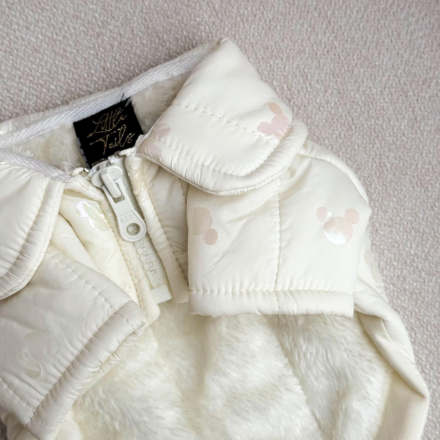 PARKA CREMA MICKEY MOUSE