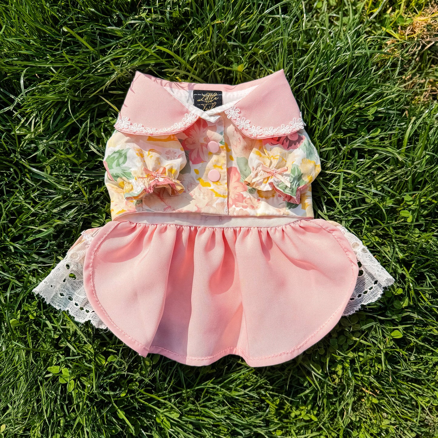 VESTIDO ROSA FIESTAS PATRIAS