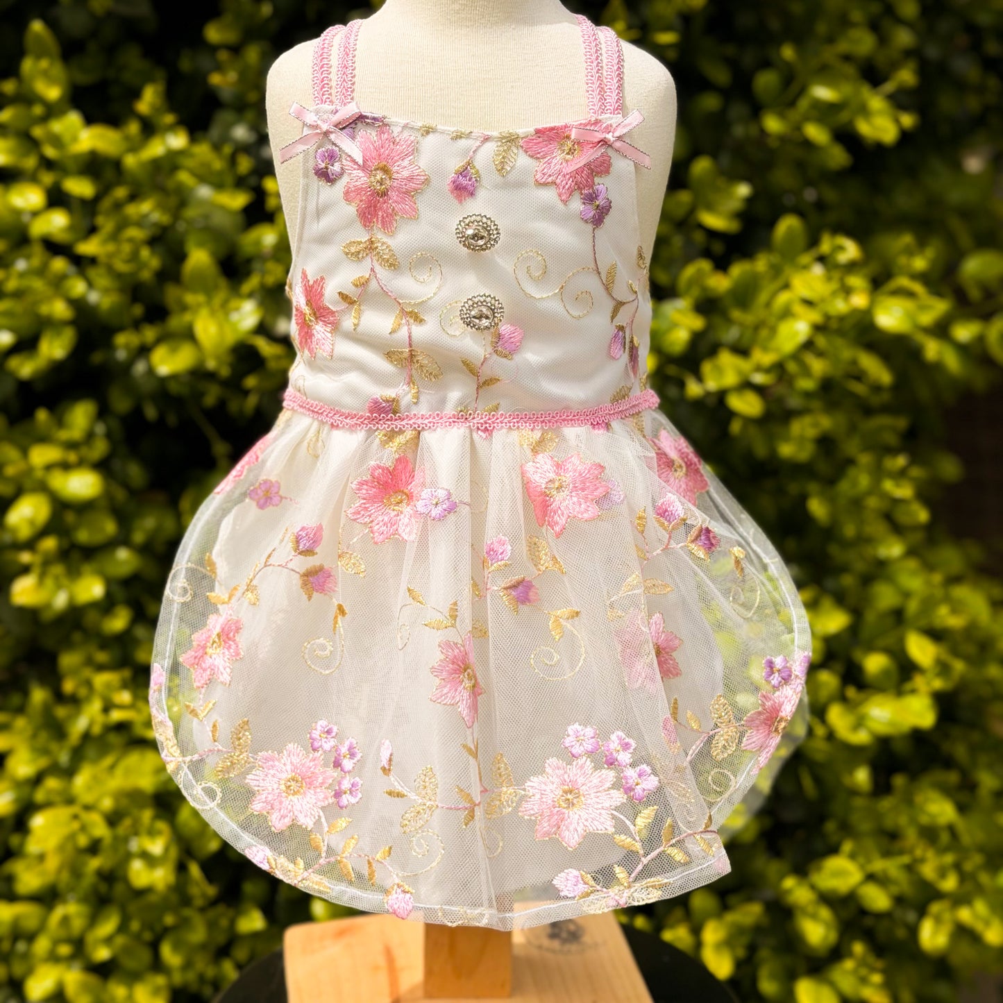 VESTIDO GALA BORDADO