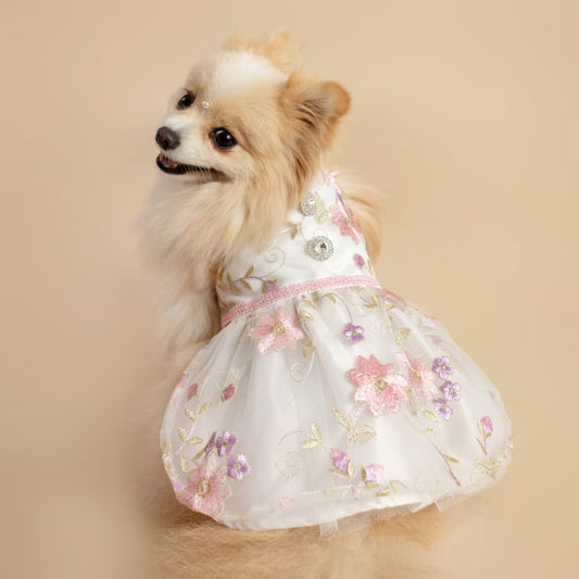 VESTIDO GALA BORDADO