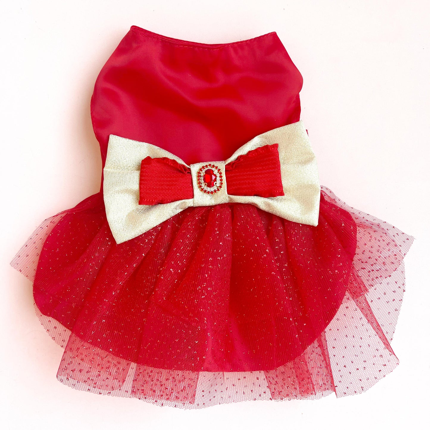 VESTIDO GALA ROJO