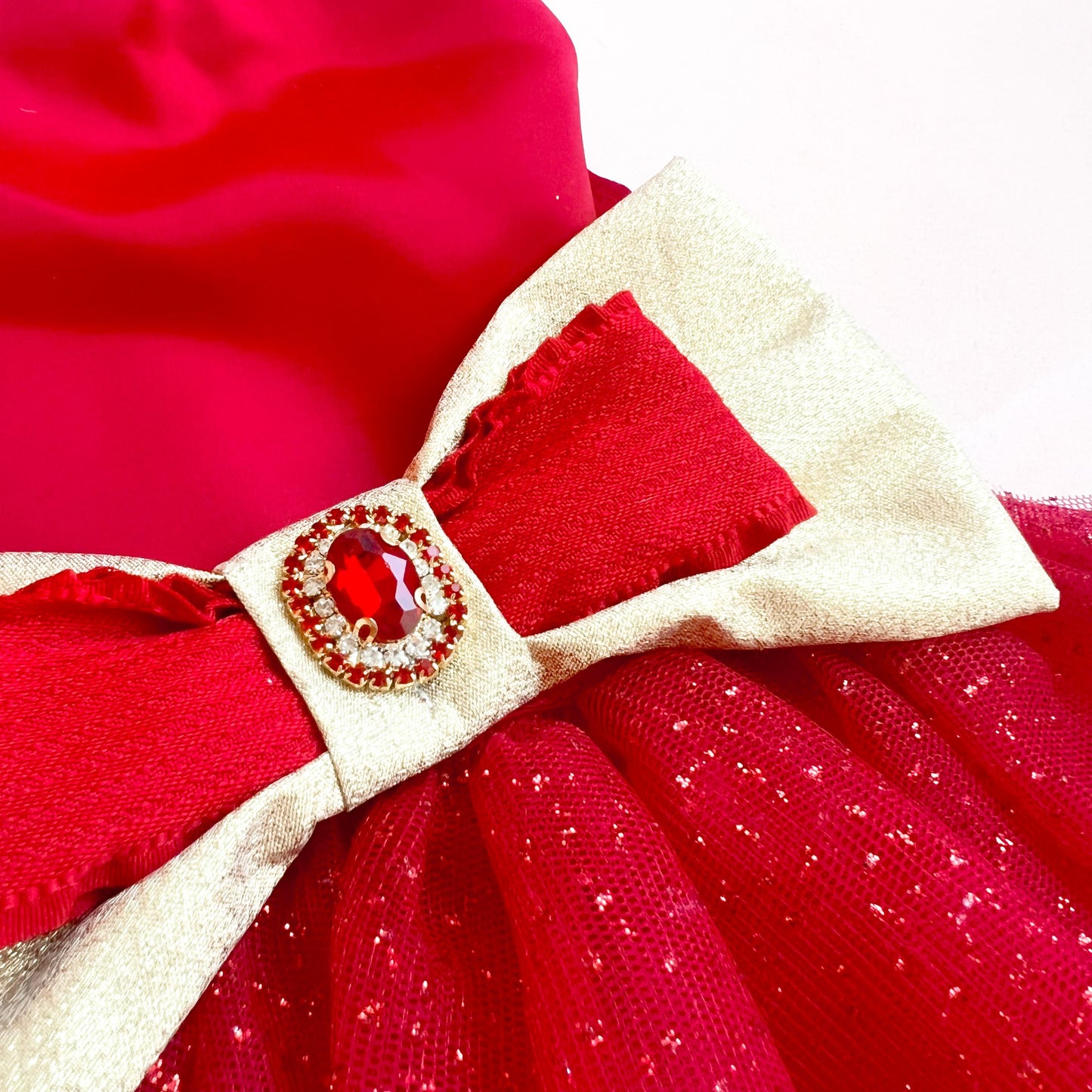 VESTIDO GALA ROJO
