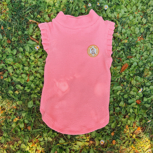 POLERA ROSA CON PROTECCIÓN SOLAR 50+