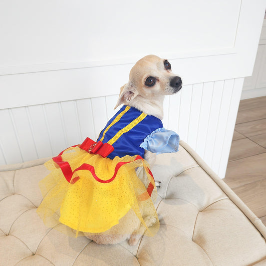 VESTIDO DE PRINCESA BLANCANIEVES