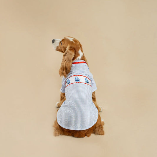 CAMISA CELESTE NAVY