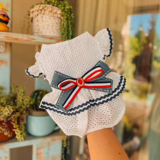 VESTIDO DE VERANO BRODERIE BLANCO